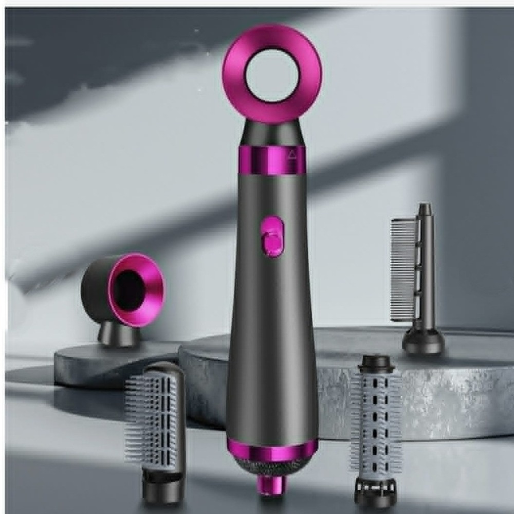 NIB 5 in 1 Hair Blower Brush Hairdryer Detachable Interchangeable Ion Technology